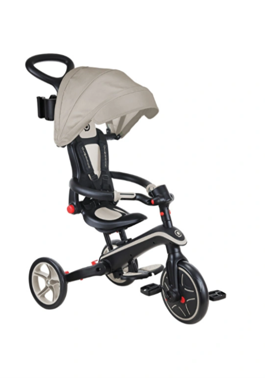 Globber Explorer 4in1 Koyu Bej Katlanabilir Bisiklet