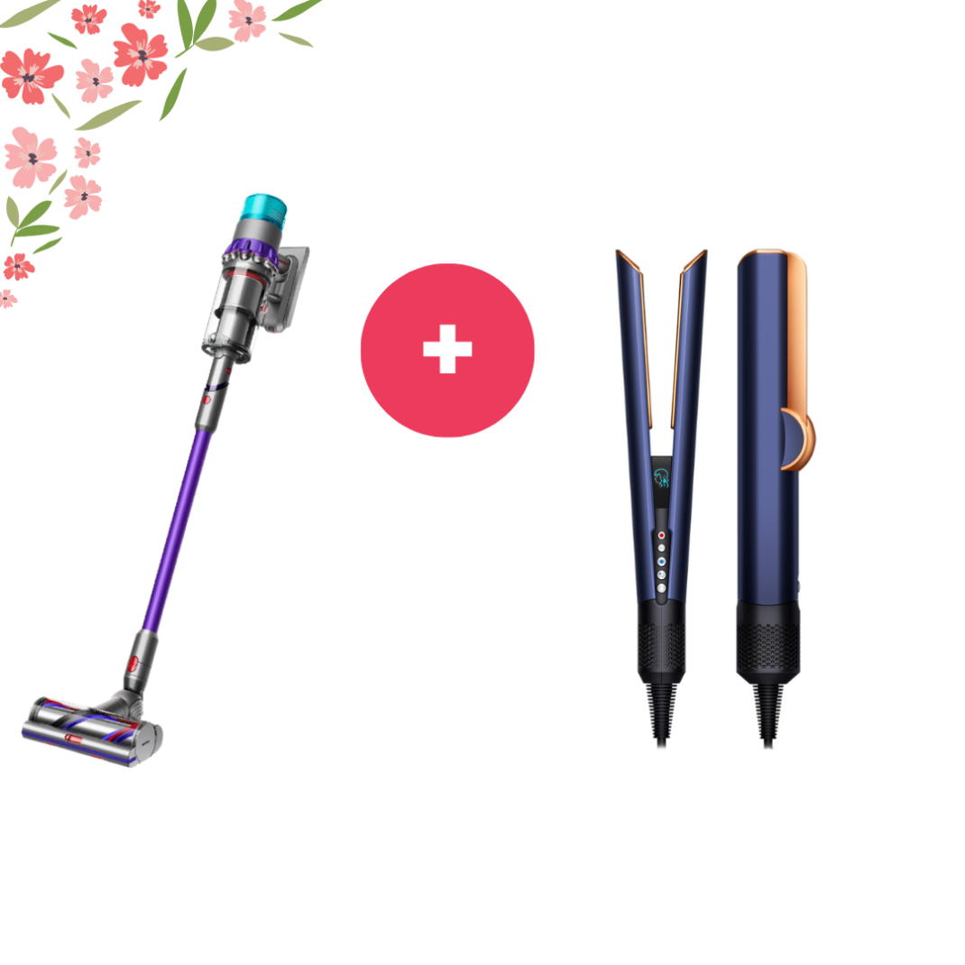 DYSON V15 Süpürge + Dyson Airstrait Saç Düzleştiricisi