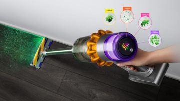 Dyson V15 Süpürge + Karcher Buharlı Temizlik Makinesi