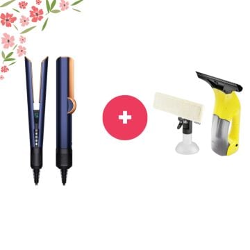 Dyson Airstrait Saç Düzleştirici + Karcher Cam Temizleme Makinesi