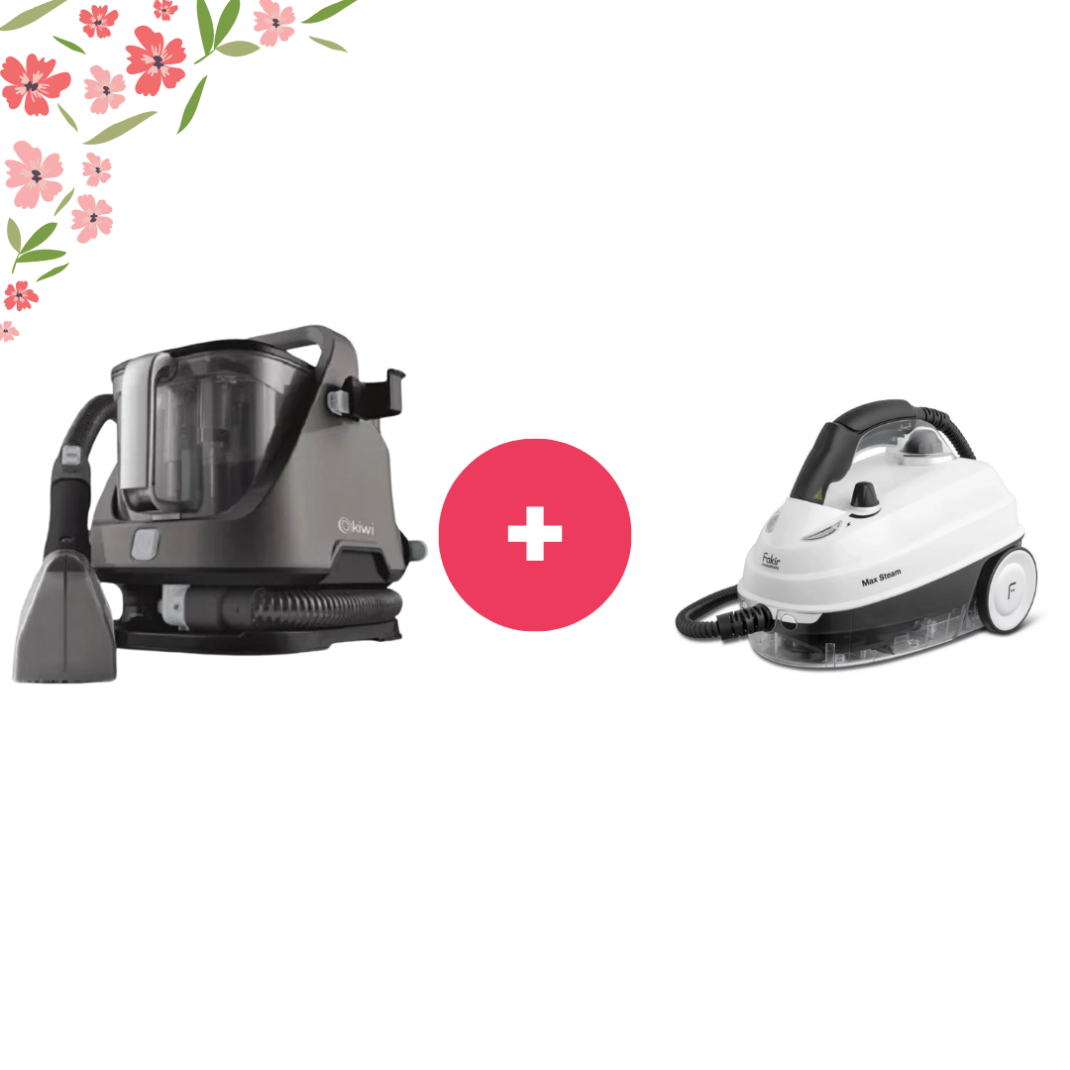 Kiwi KCC-4323 Koltuk ve Halı Yıkama Makinesi & Fakir Max Steam Buharlı Temizleyici