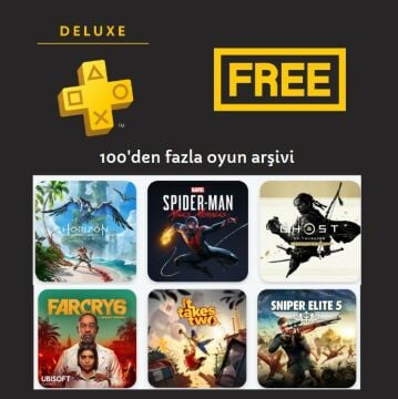 Oculus Quest 2 VR Gözlük + PlayStation 5 & PS Plus Deluxe Üyeliği & 2 Kol