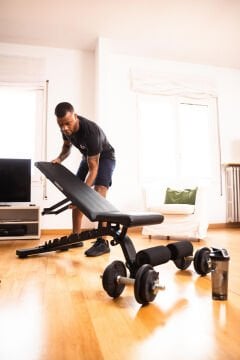 Decathlon Katlanabilir Mekik Sehpası