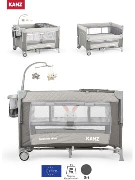 Kanz Sleepside +Plus Anne Yanı Park Yatak ve Oyun Parkı