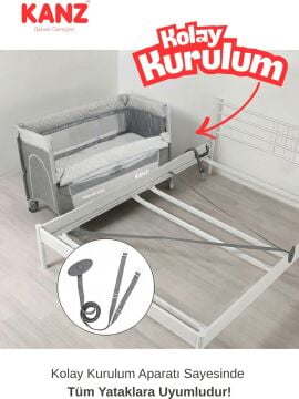 Kanz Sleepside +Plus Anne Yanı Park Yatak ve Oyun Parkı