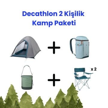 DECATHLON 2 Kişilik Kamp Seti