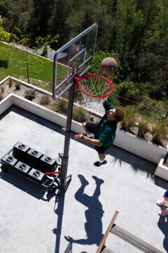 DECATHLON TARMAK Ayarlanabilir Ayaklı Basketbol Potası - 2,4/3,05 m - B500 Box