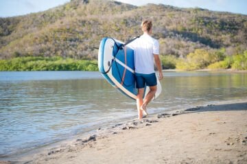 DECATHLON BUNDLE - Stand Up Paddle - L Boy - Beyaz/Mavi - 10' - 100