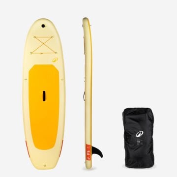 DECATHLON Şişme Stand Up Paddle Seti - 9'6' - 1 Kişilik - Sarı - 100