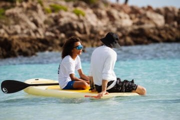 DECATHLON Şişme Stand Up Paddle Seti - 9'6' - 1 Kişilik - Sarı - 100