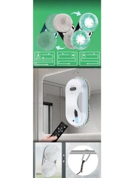 Kiwi KCC-4323 Koltuk ve Halı Yıkama Makinesi & KWC-7130 Cam Temizleme Robotu