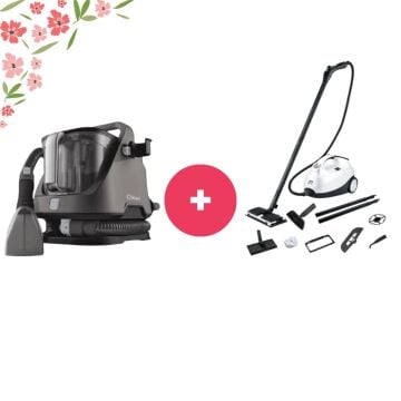 Kiwi 4320 Koltuk ve Halı Yıkama Makinesi + Pirantech Çok Fonksiyonlu Buharlı Temizlik Makinası & 100 ML Karcher Halı Koltuk Deterjanı