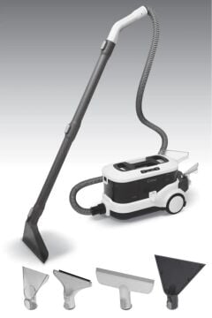 Kiwi 4325w Yeni Ekstra Pencere Temizleme Aparatlı Koltuk Halı Yıkama Ve Leke Çıkartma Makinesi & 100 ml Halı Koltuk Deterjanı