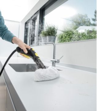 Cam Temizleme Aparatı& Karcher SC 3  Buharlı Temizlik Makinesi