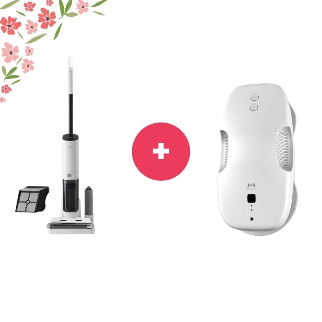 Kiwi KSC-4270 Şarjlı Sesli Komutlu Islak-Kuru Süpürge ve Zemin Temizleyici & Hutt Cam Silme Robotu