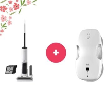 Kiwi KSC-4270 Şarjlı Sesli Komutlu Islak-Kuru Süpürge ve Zemin Temizleyici & Hutt Cam Silme Robotu